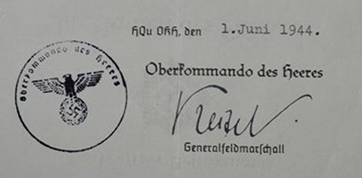 WH/Pz Concesiones, Documentos y Aguja del Camandante "York Guaita", I./Pz-Artill-Reg.16